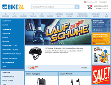 Tablet Screenshot of bike24.de